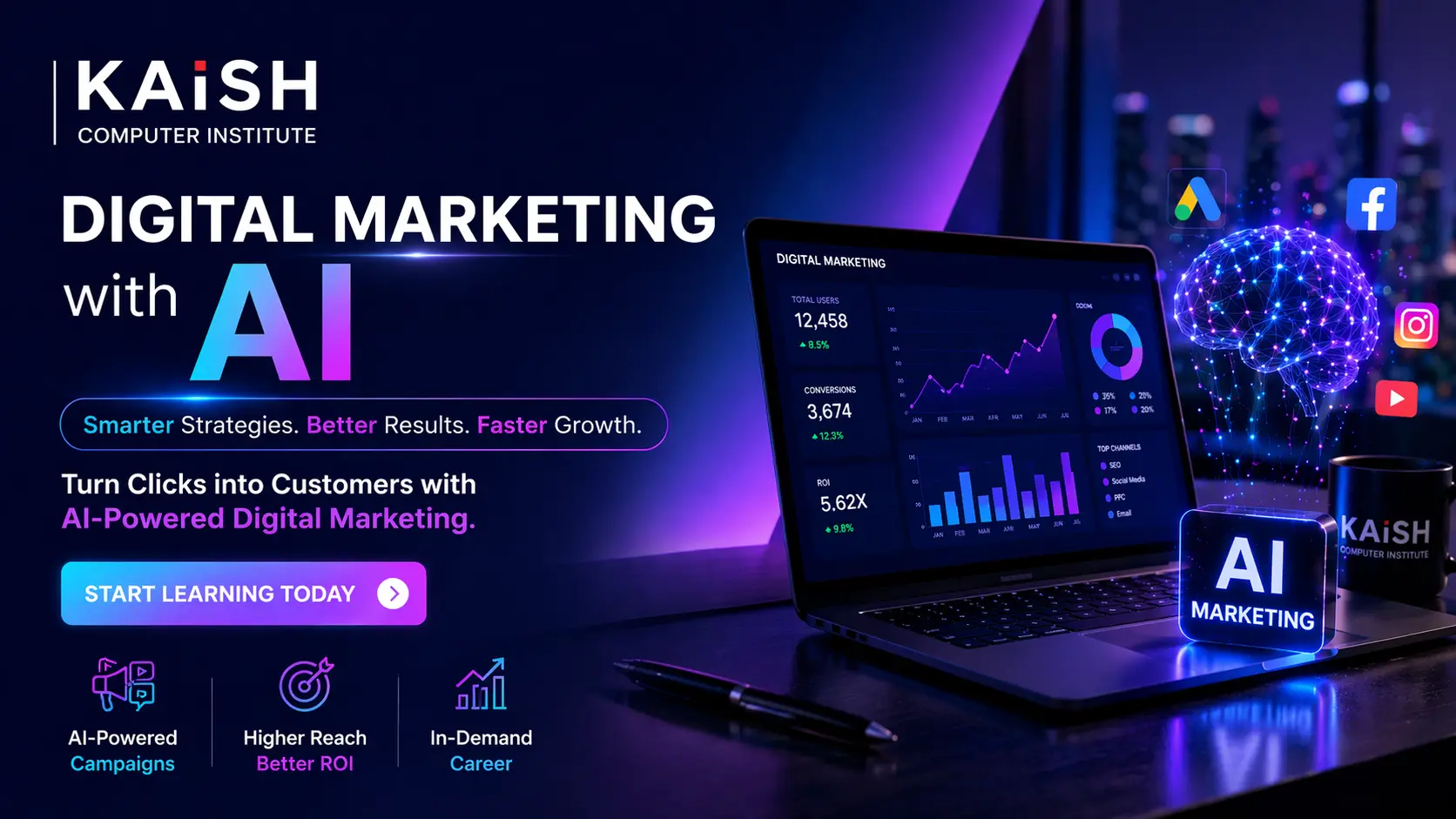 Digital Marketing with AI course in Lucknow