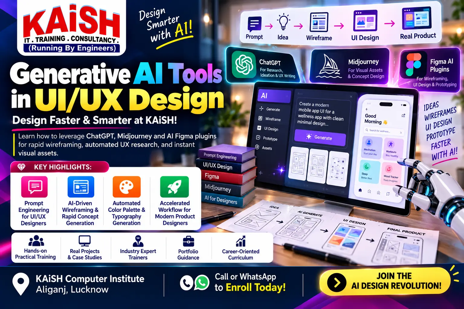 UI UX Design Course in Lucknow at KAiSH Computer Institute