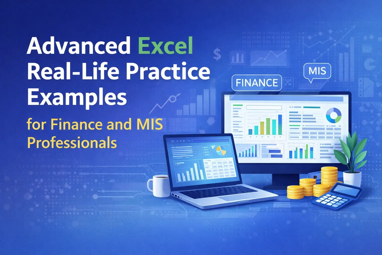 Advanced Excel real-life practice examples for finance and MIS