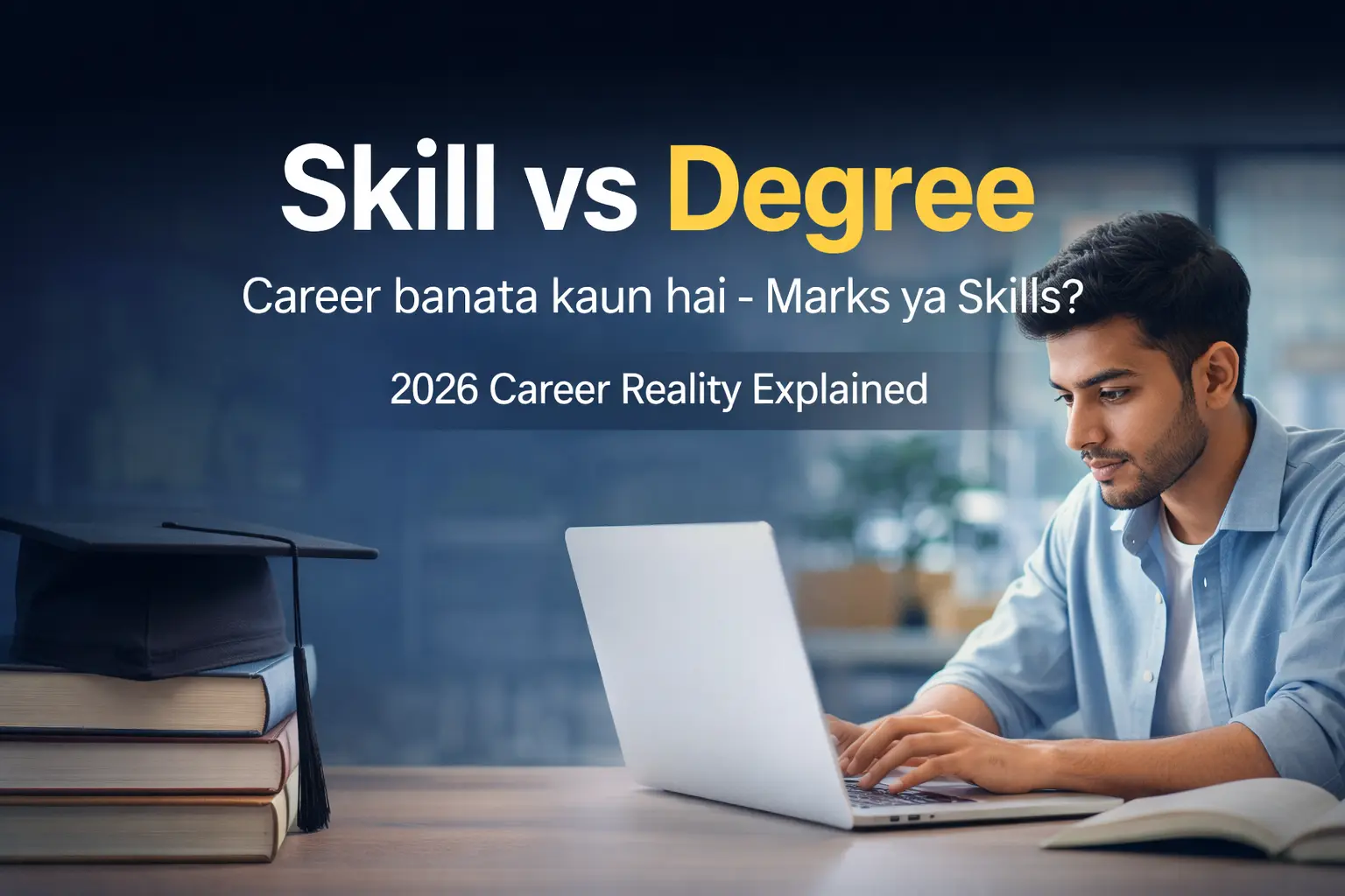 Skill vs Degree comparison for career growth and jobs in India
