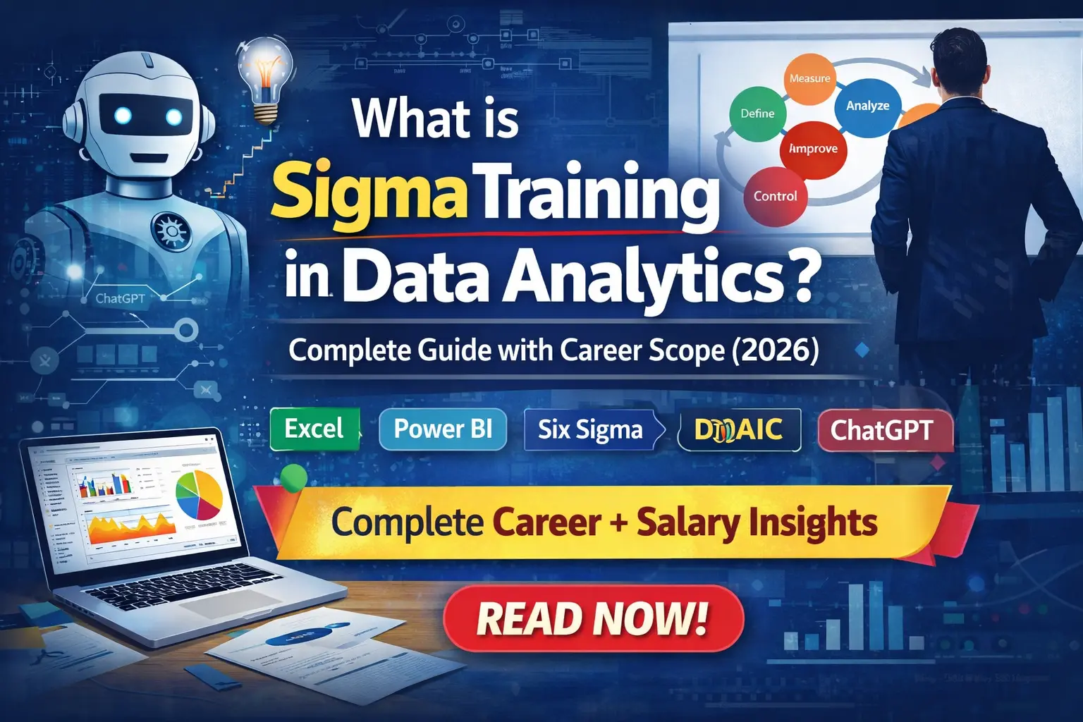 Sigma Training Data Analytics Six Sigma DMAIC Course Dashboard AI
