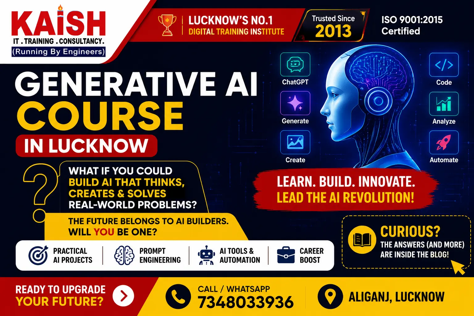 Generative AI Course in Lucknow at KAiSH Computer Institute