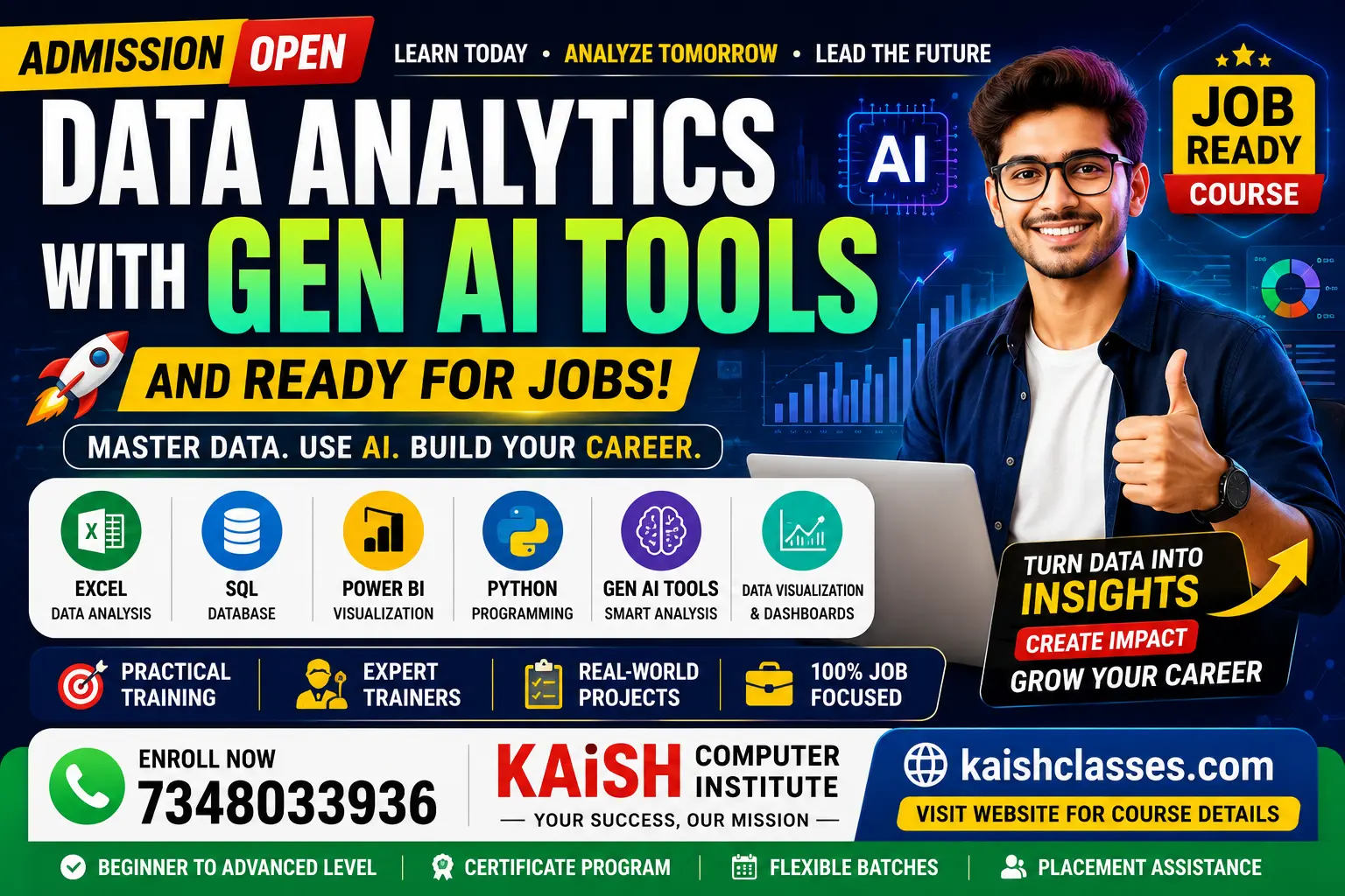 Data Analytics with GenAI Tools Job Ready Course Admission Open